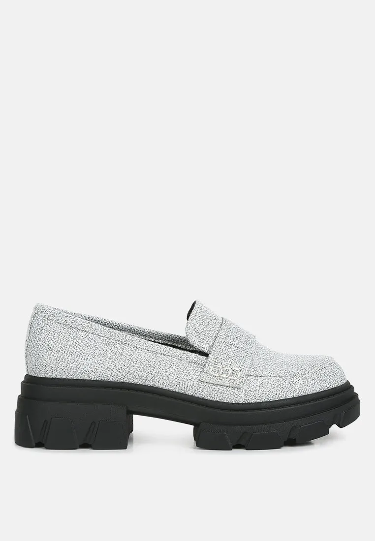 Amabel Chunky Lug Sole Loafers By Ruw