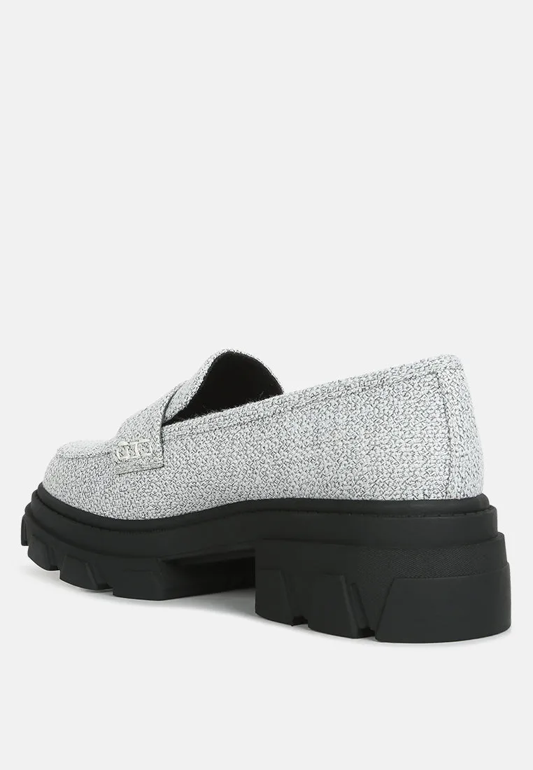 Amabel Chunky Lug Sole Loafers By Ruw