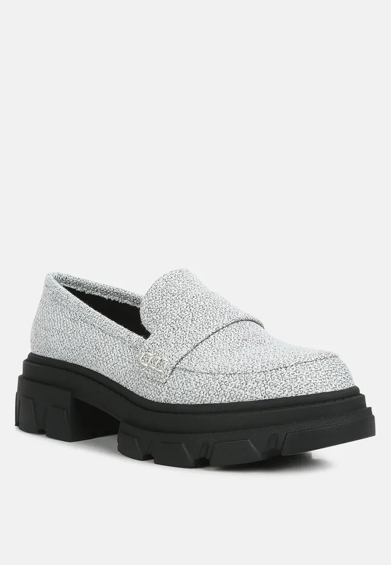 Amabel Chunky Lug Sole Loafers By Ruw