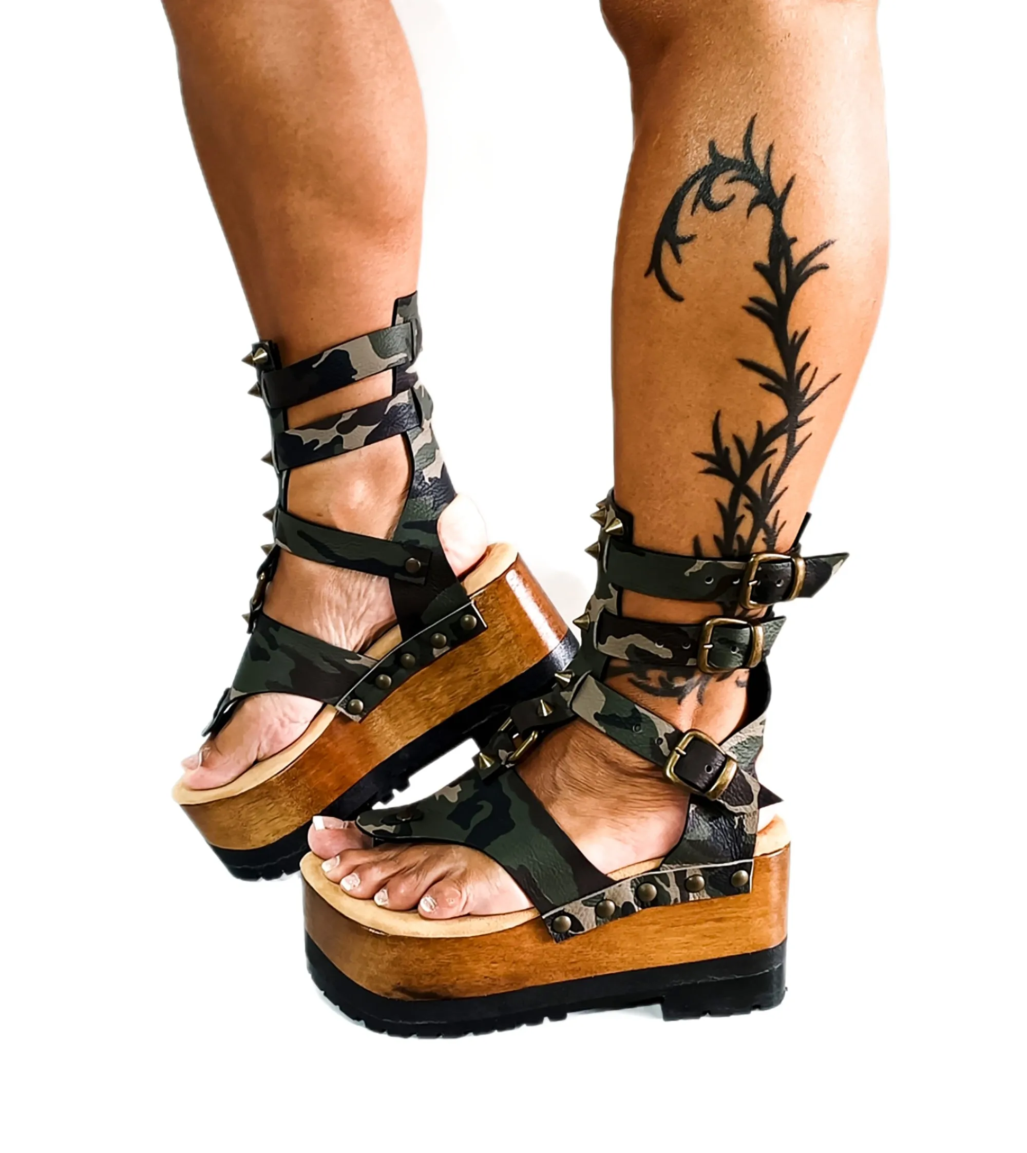 Army Gladiator Sandals