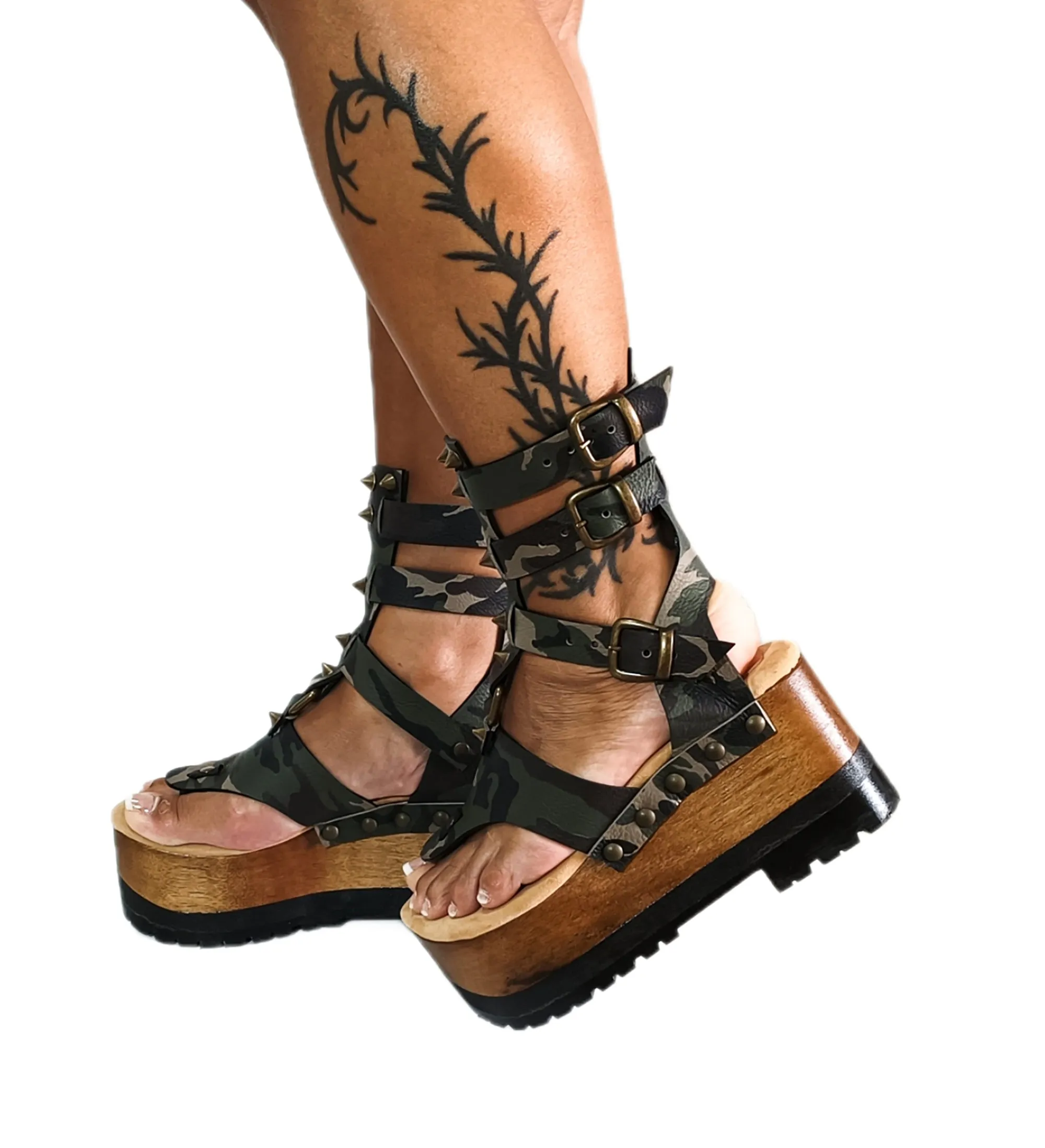 Army Gladiator Sandals