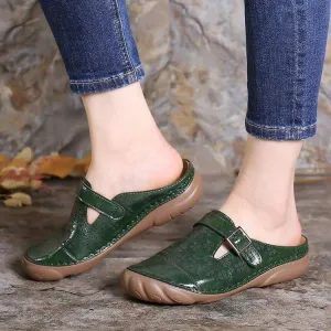 Beatriz - Comfortable Leather Clogs with Ergonomic Design and Versatile Style