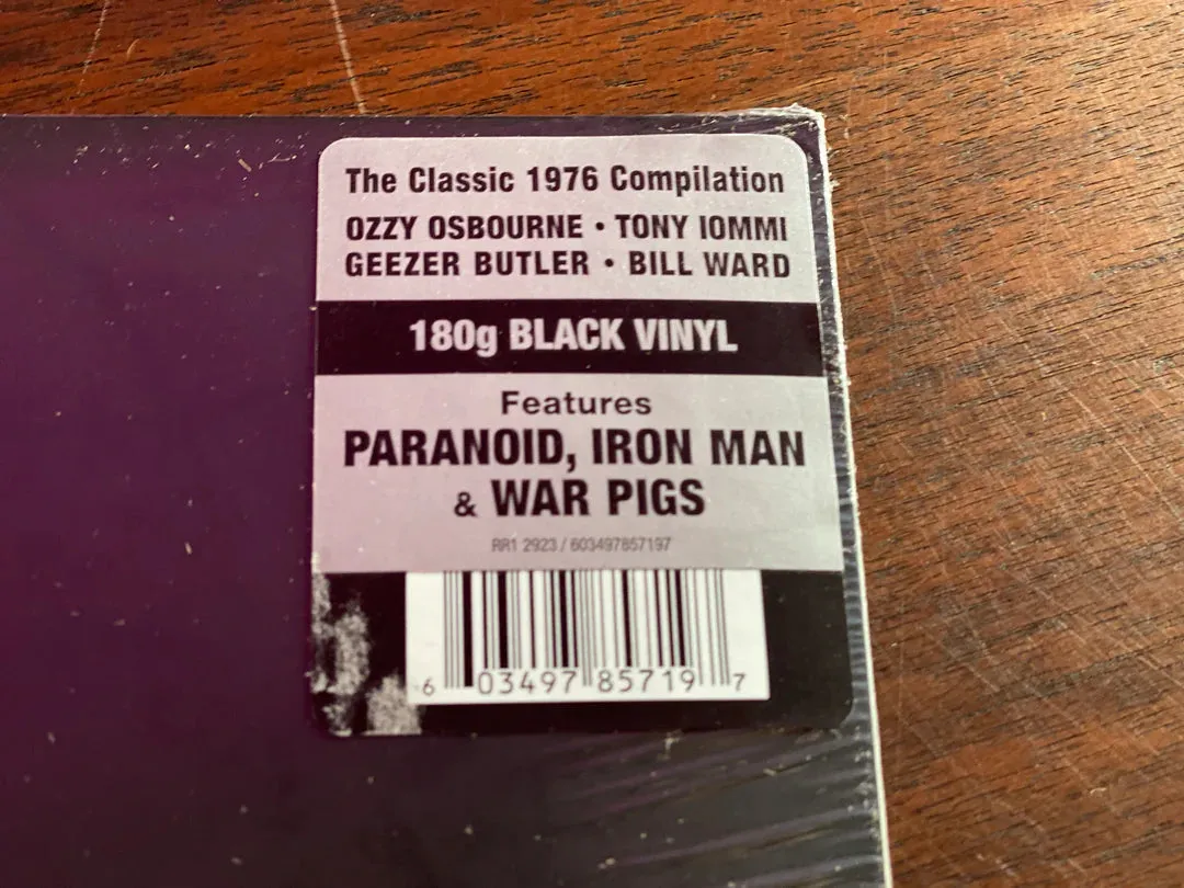 Black Sabbath - We Sold Our Soul for Rock 'n' Roll (Ltd. Ed. 180G 2XLP Black Vinyl)
