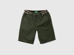 Boys Woven Solid Shorts