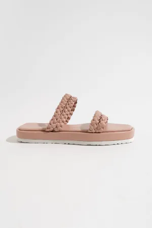 Braided Square Toe Sandals