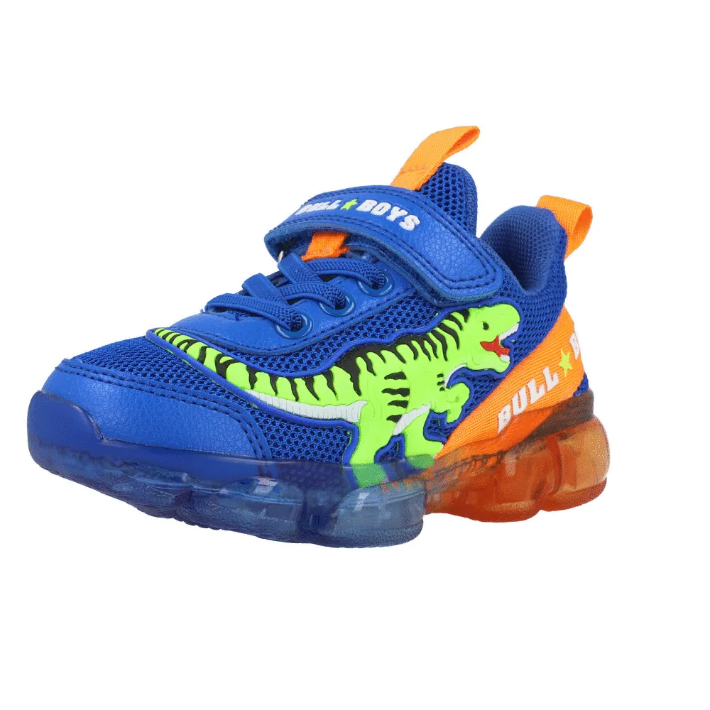 Bull Boys T-Rex Lights Royal Blue Sneakers