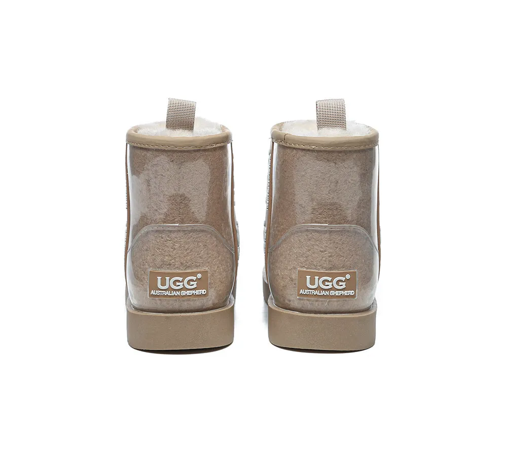 Clear Waterproof and Shearling Classic Boots