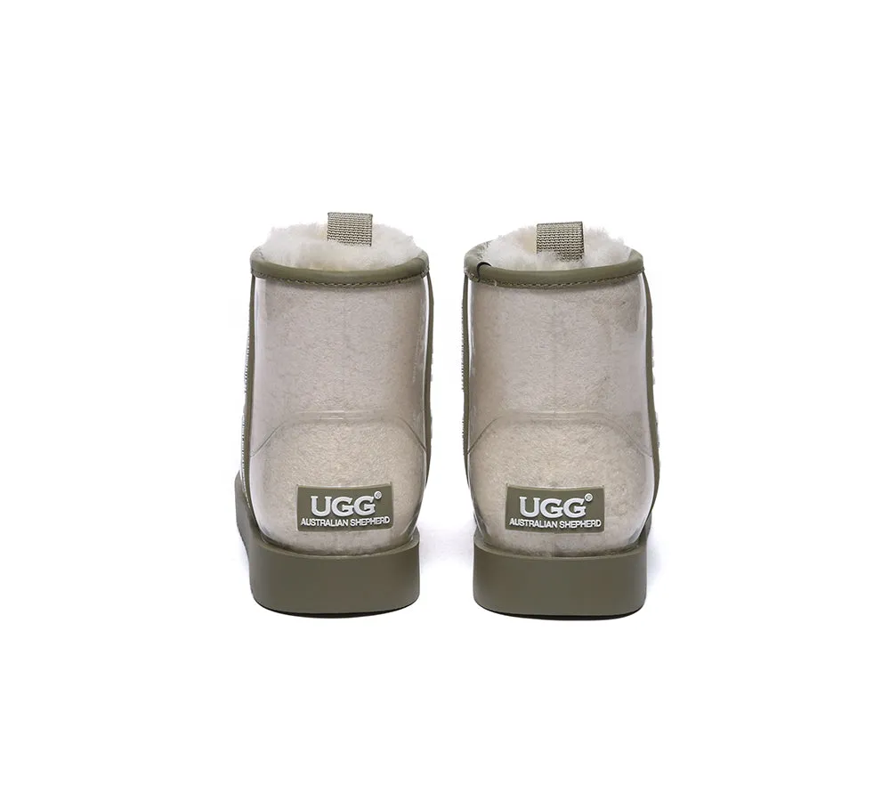 Clear Waterproof and Shearling Classic Boots