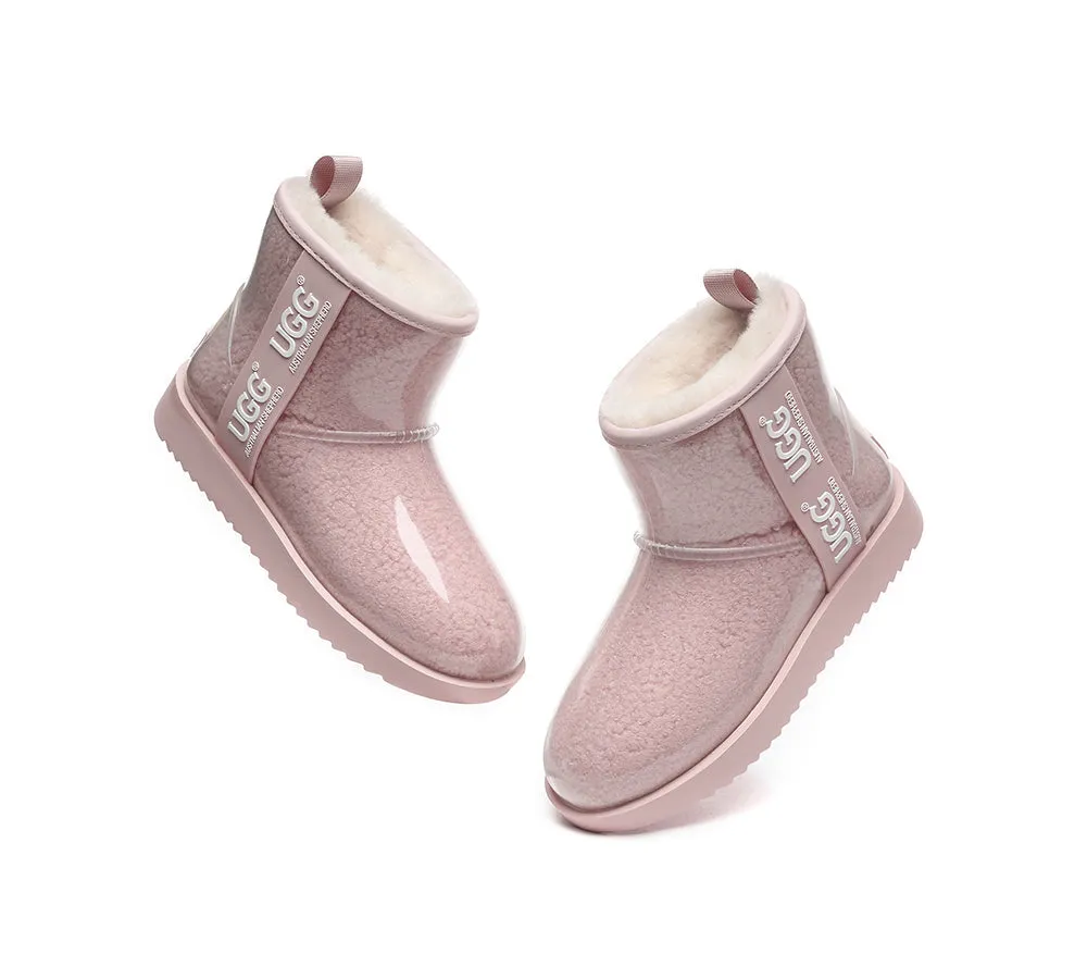 Clear Waterproof and Shearling Classic Boots