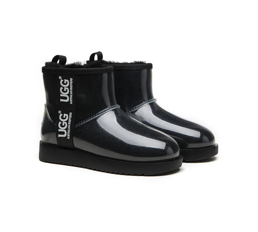 Clear Waterproof and Shearling Classic Boots