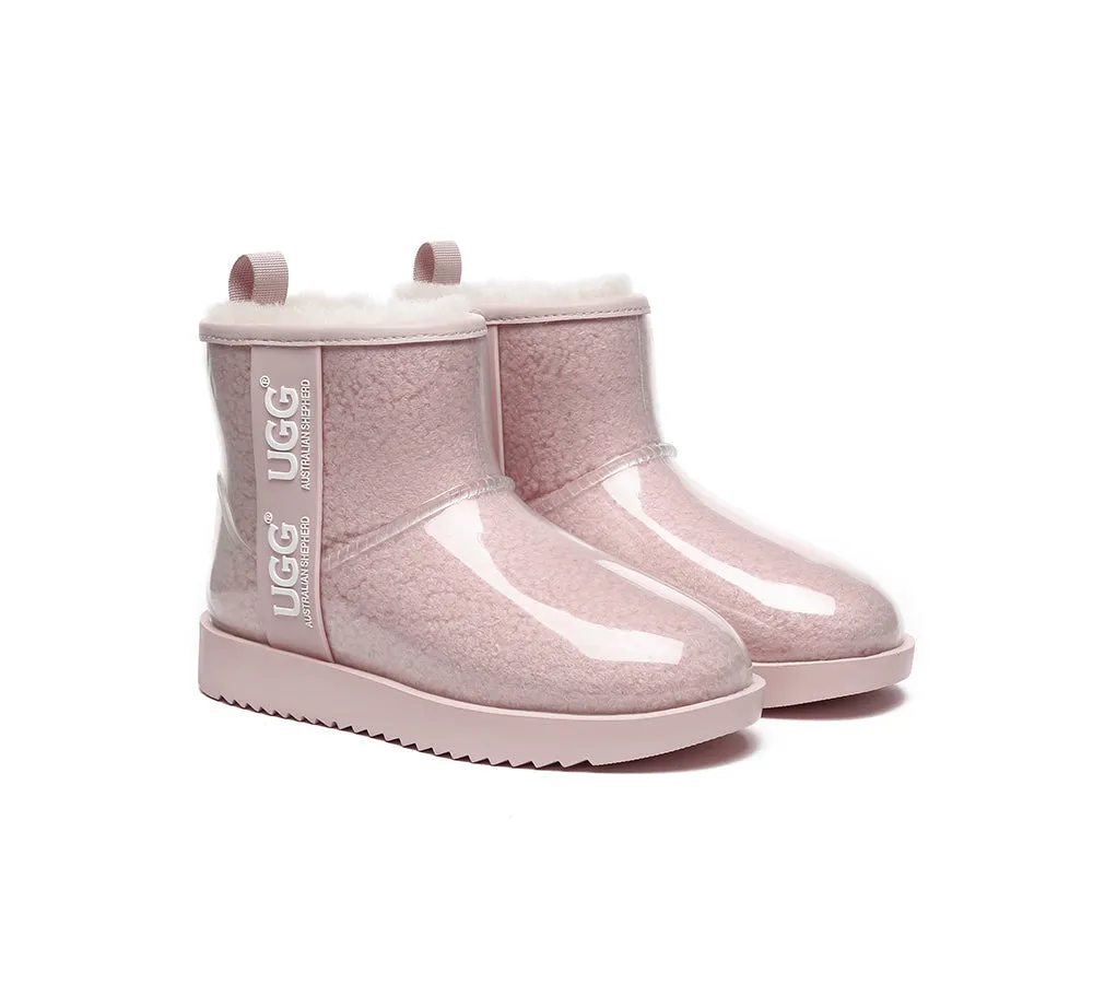 Clear Waterproof and Shearling Classic Boots