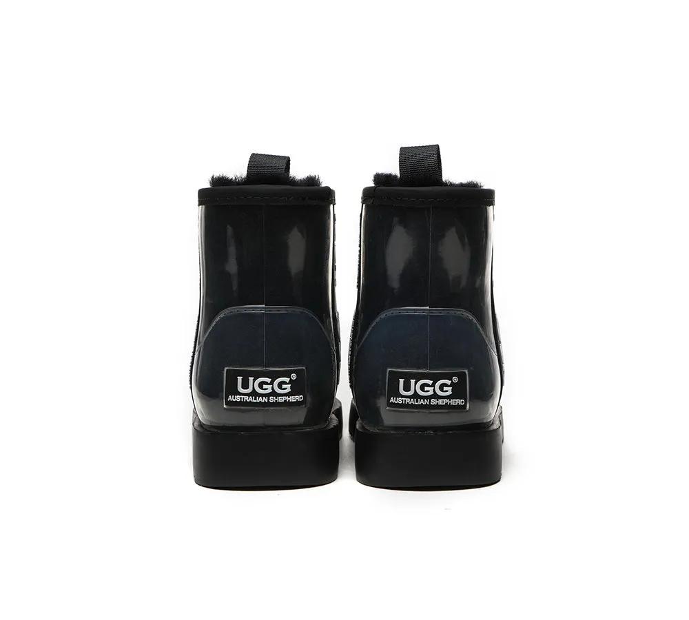 Clear Waterproof and Shearling Classic Boots