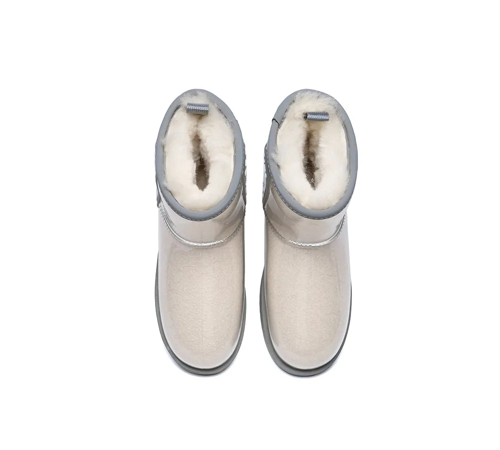 Clear Waterproof and Shearling Classic Boots