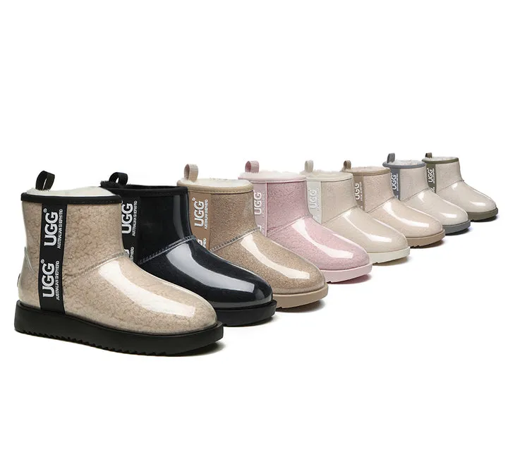 Clear Waterproof and Shearling Classic Boots
