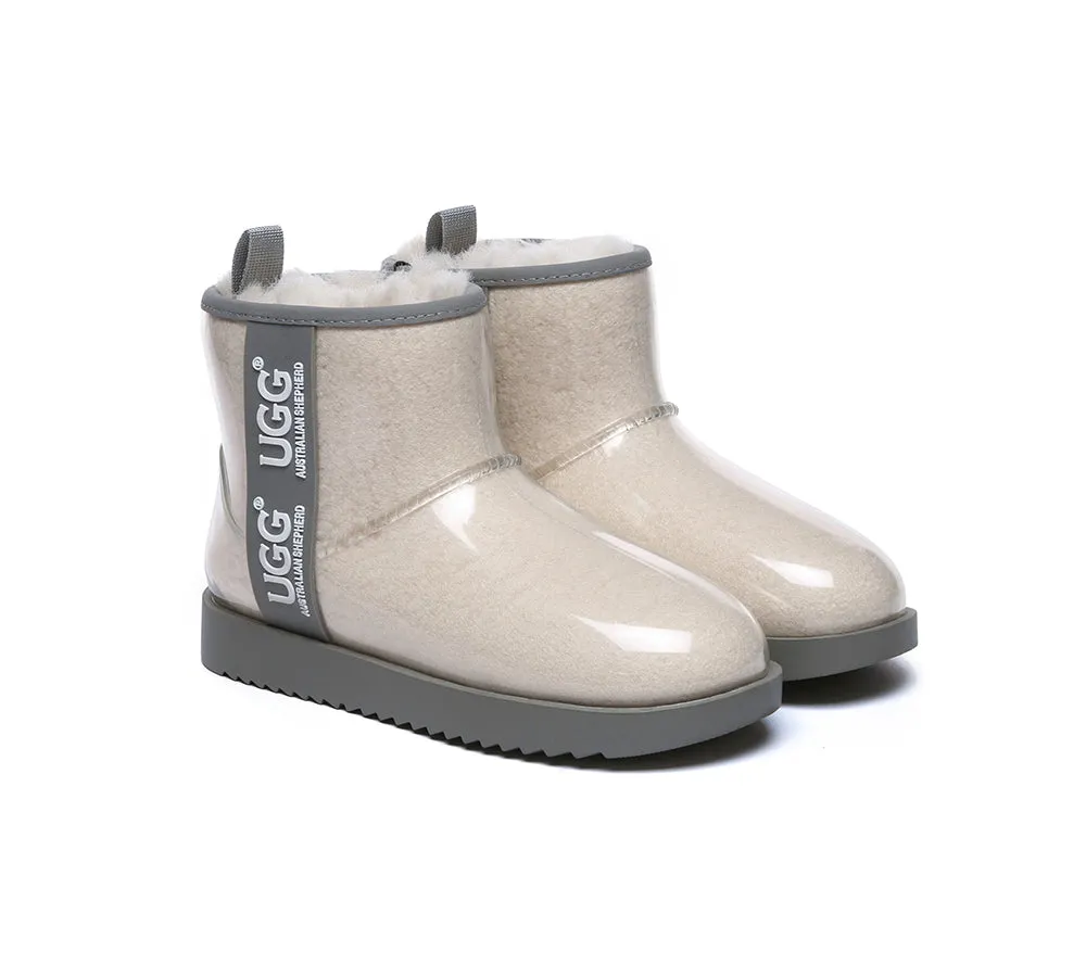 Clear Waterproof and Shearling Classic Boots