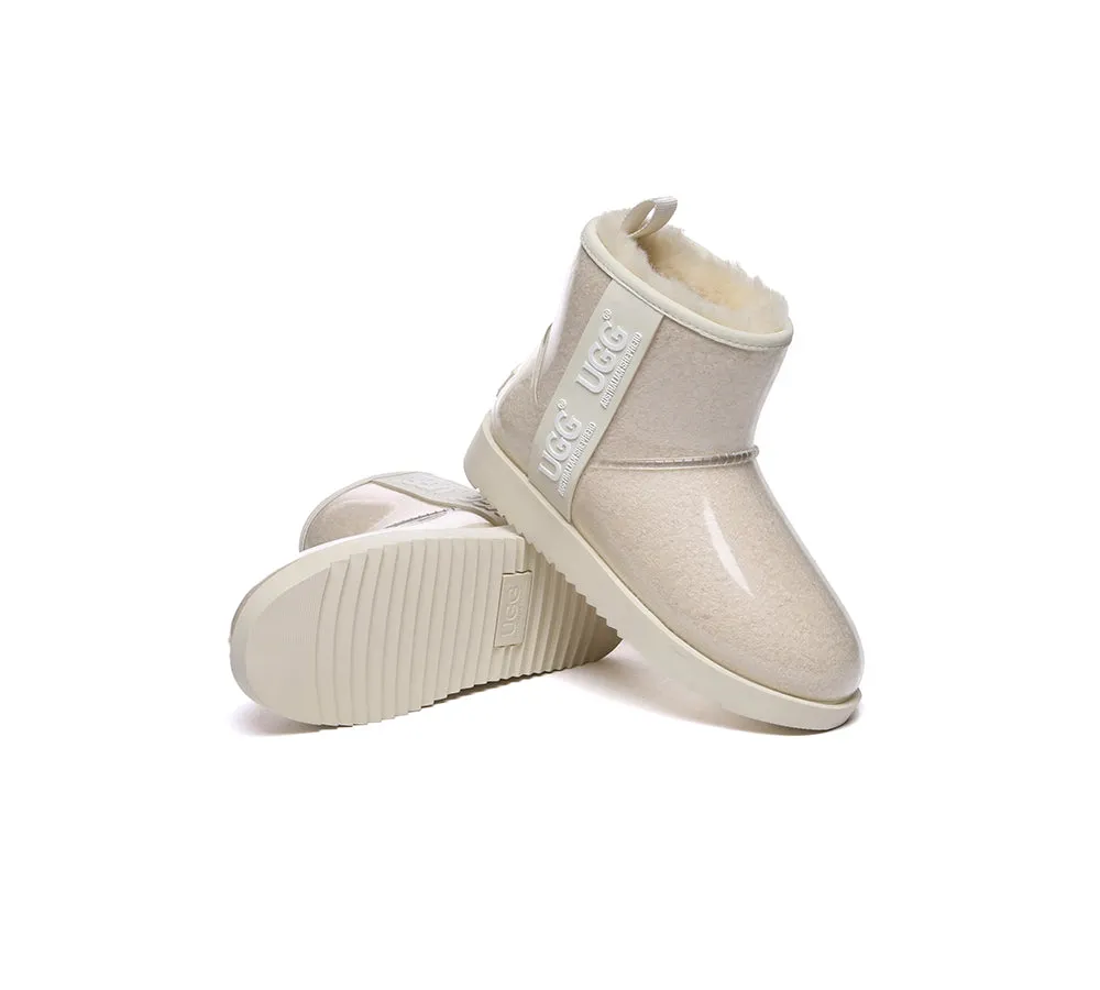 Clear Waterproof and Shearling Classic Boots
