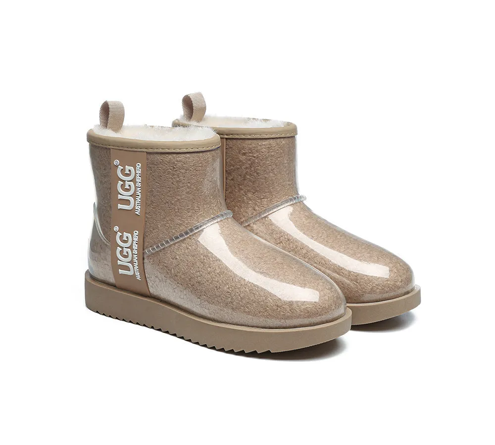 Clear Waterproof and Shearling Classic Boots