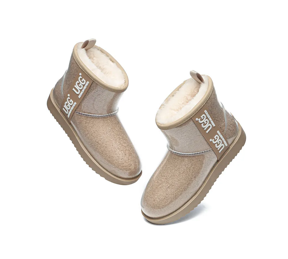 Clear Waterproof and Shearling Classic Boots