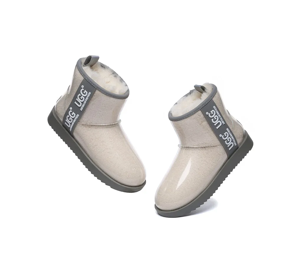 Clear Waterproof and Shearling Classic Boots