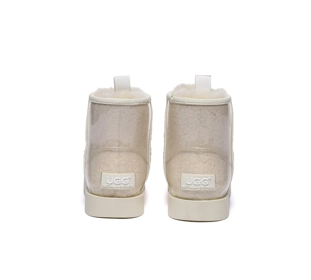 Clear Waterproof and Shearling Classic Boots
