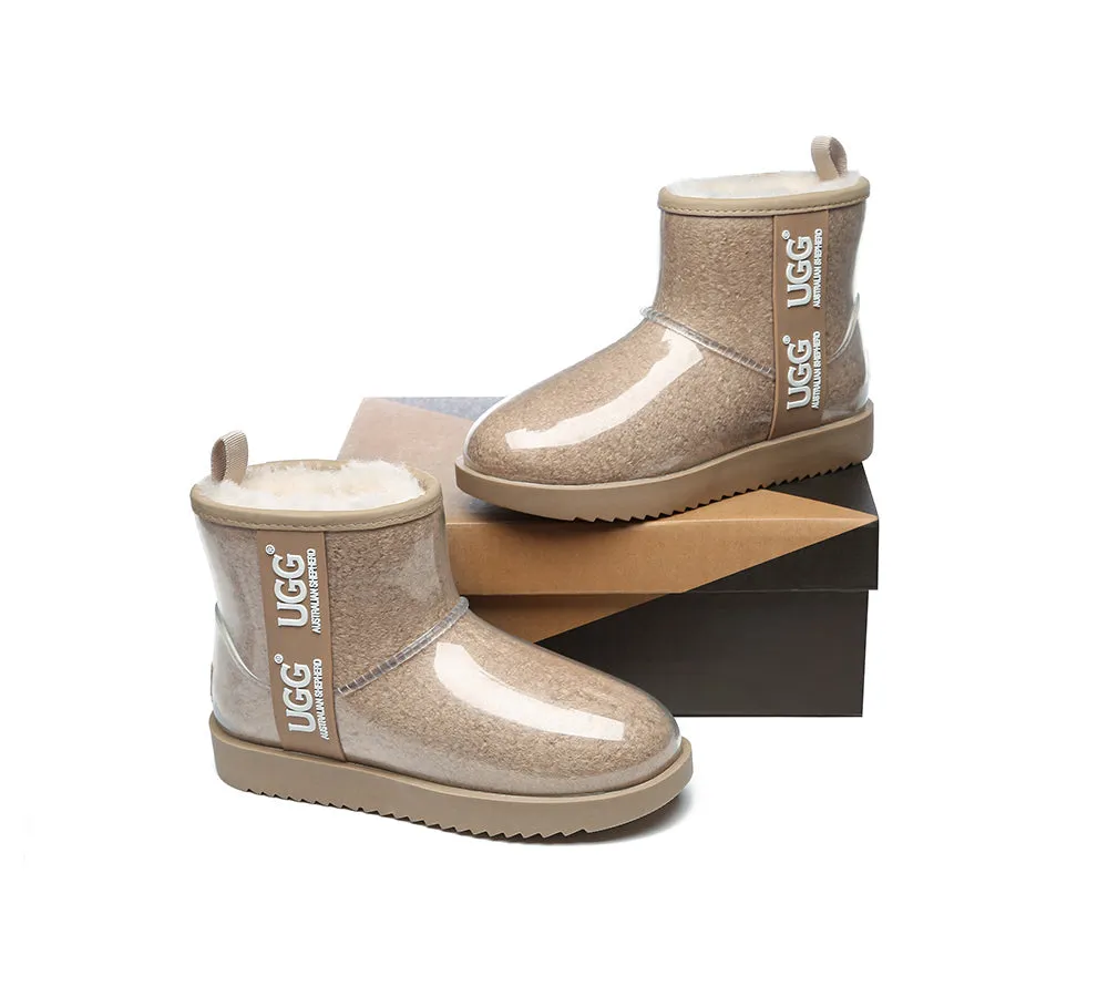 Clear Waterproof and Shearling Classic Boots
