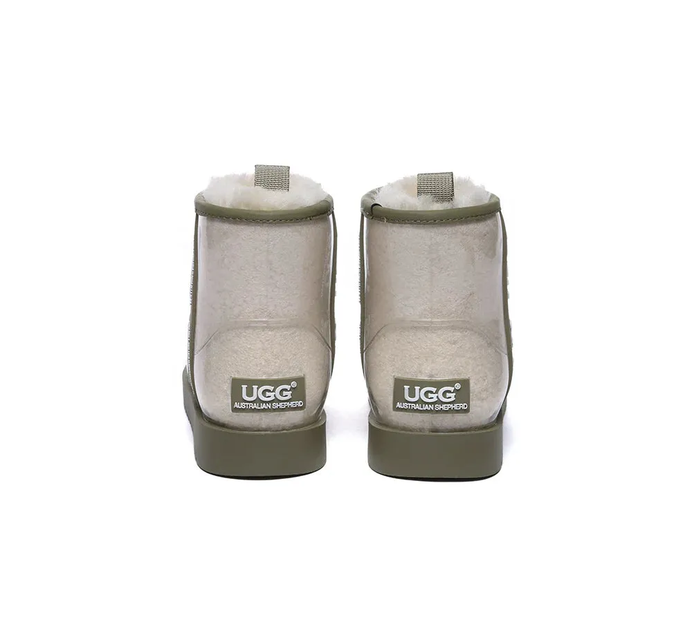 Clear Waterproof and Shearling Classic Boots