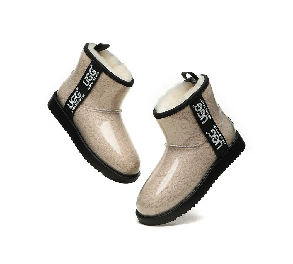Clear Waterproof and Shearling Classic Boots