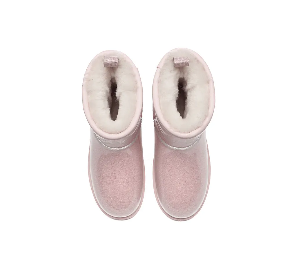 Clear Waterproof and Shearling Classic Boots