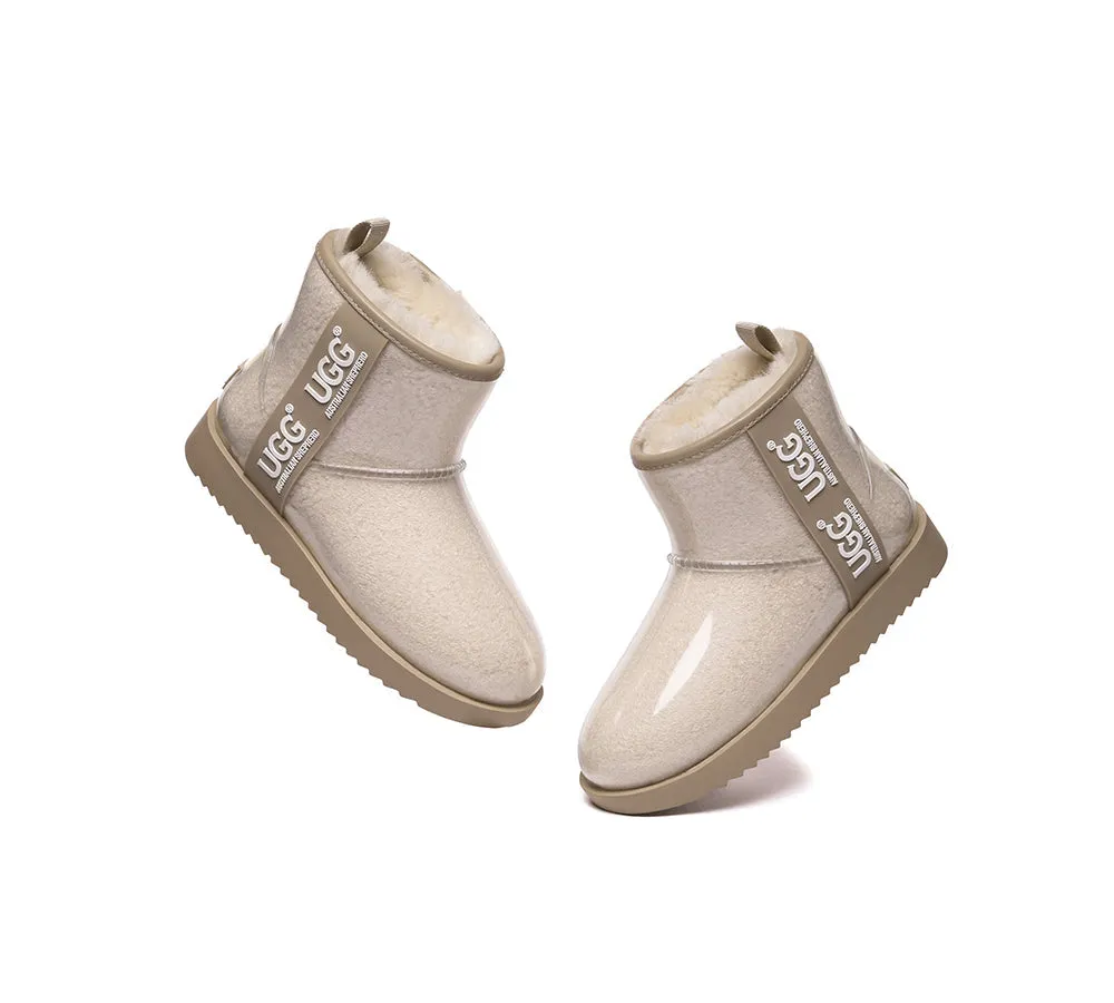 Clear Waterproof and Shearling Classic Boots