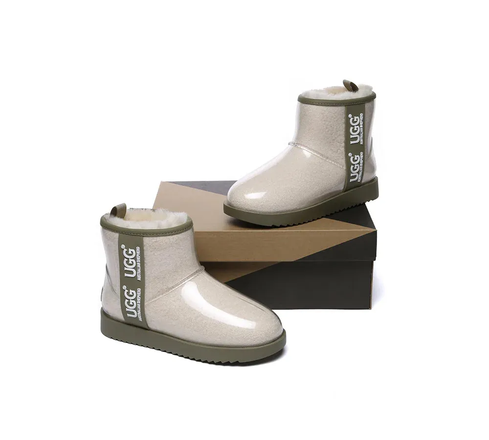 Clear Waterproof and Shearling Classic Boots