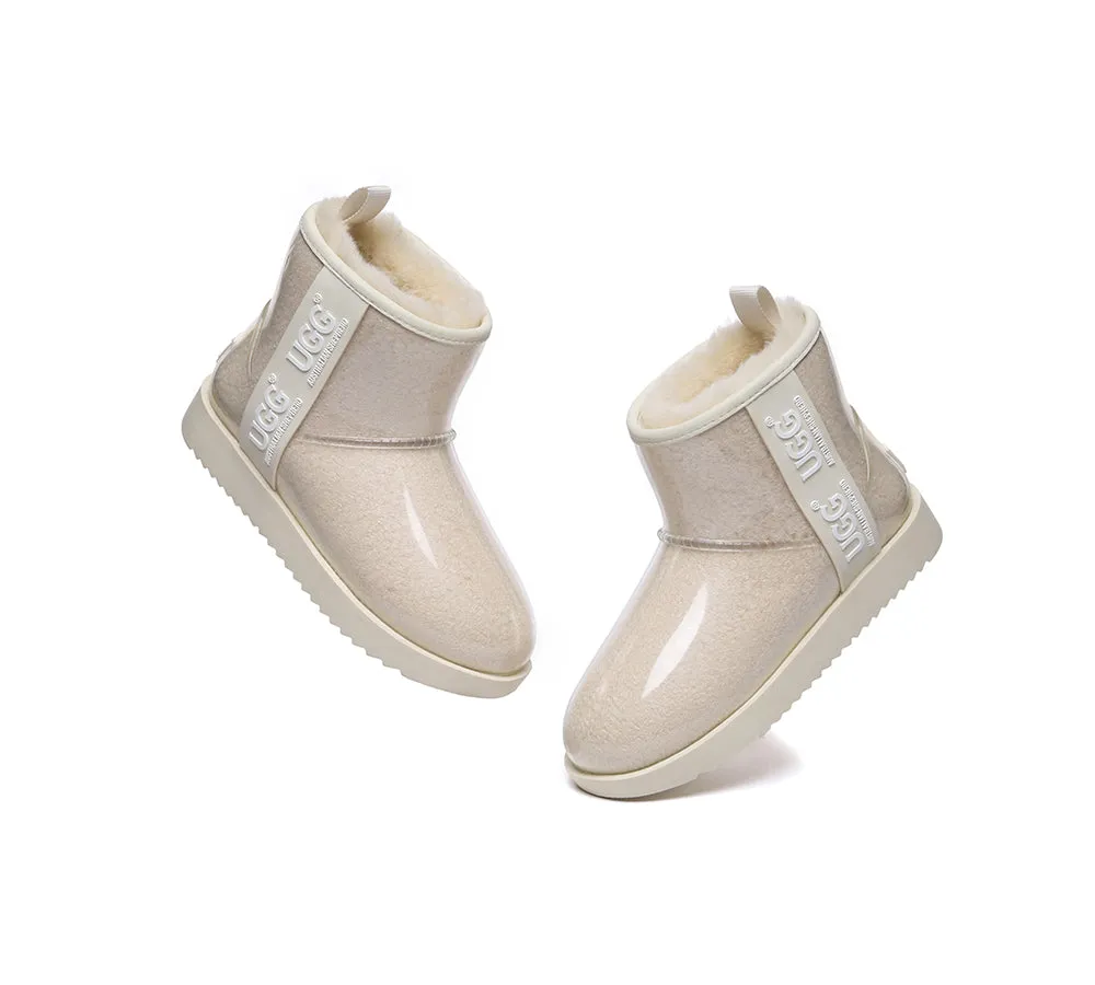 Clear Waterproof and Shearling Classic Boots