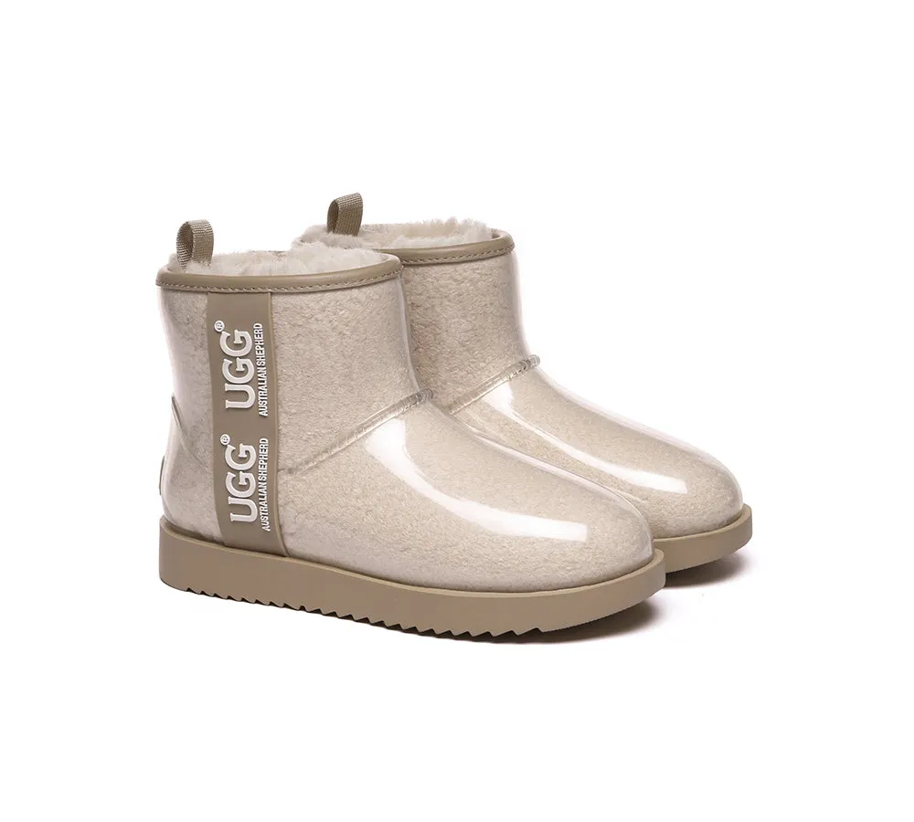 Clear Waterproof and Shearling Classic Boots