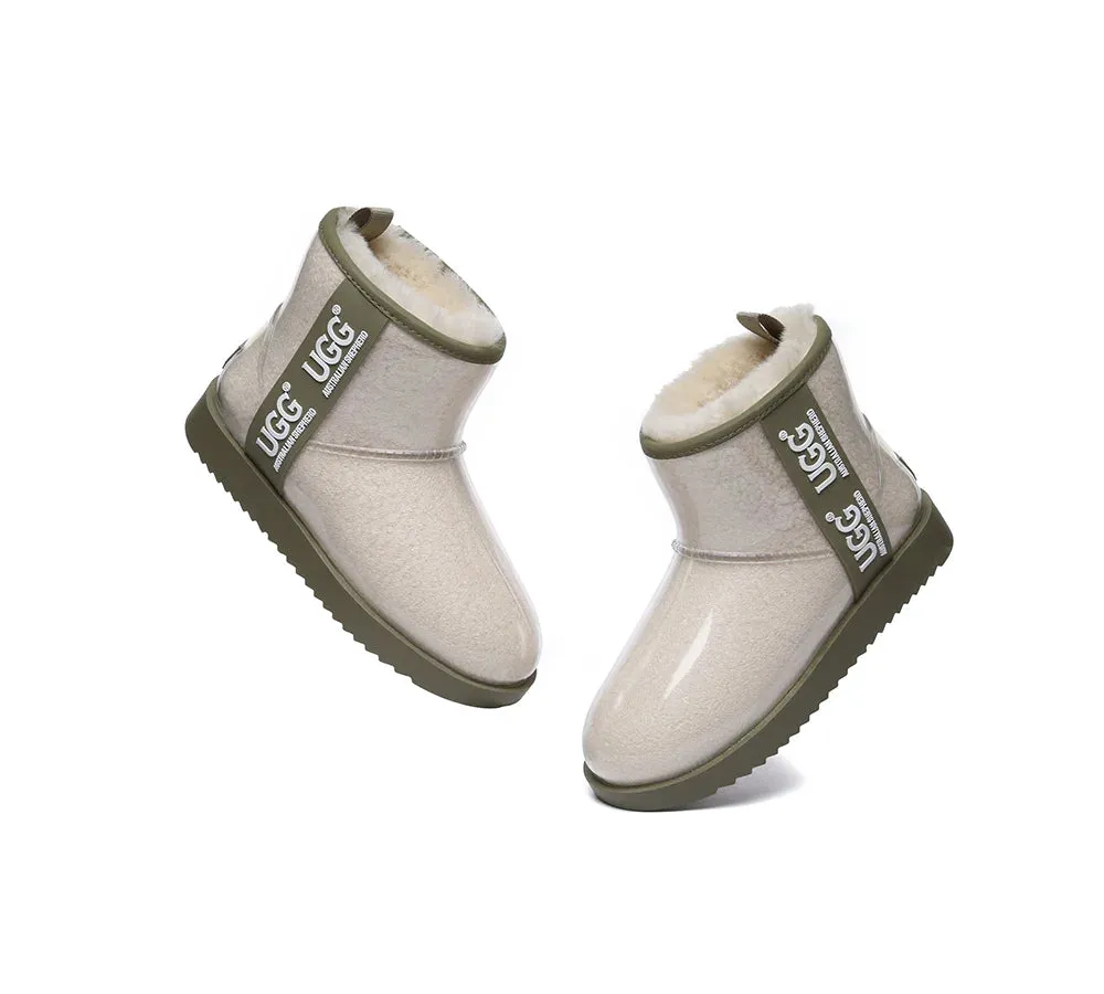 Clear Waterproof and Shearling Classic Boots