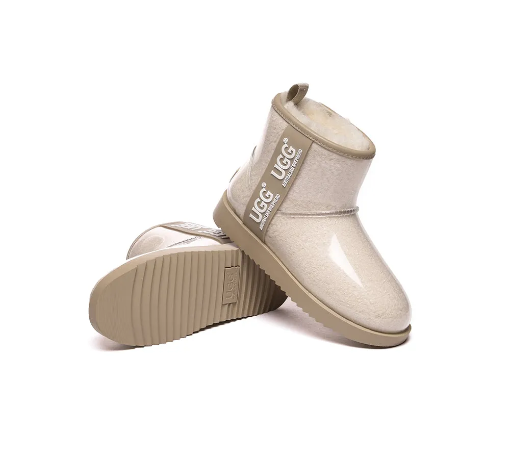 Clear Waterproof and Shearling Classic Boots