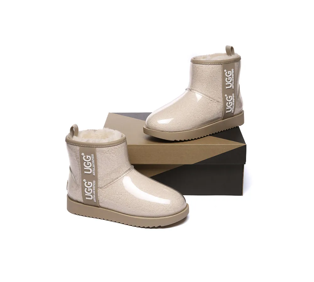 Clear Waterproof and Shearling Classic Boots
