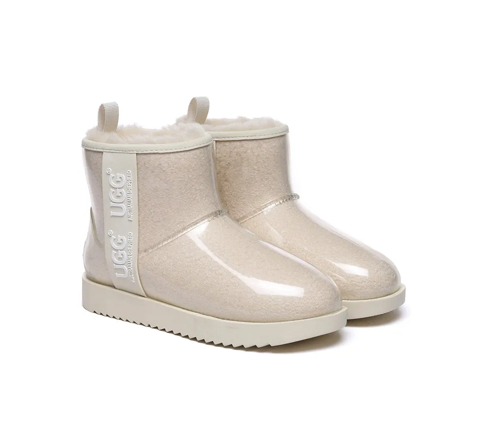Clear Waterproof and Shearling Classic Boots