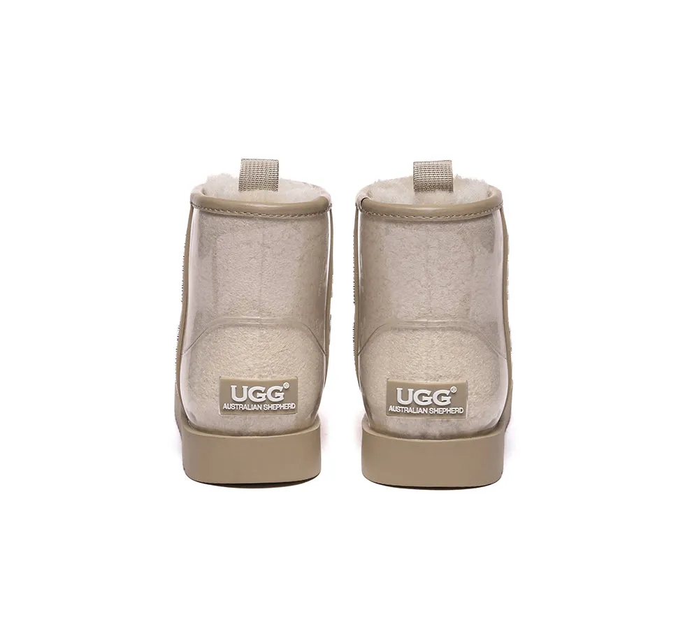 Clear Waterproof and Shearling Classic Boots