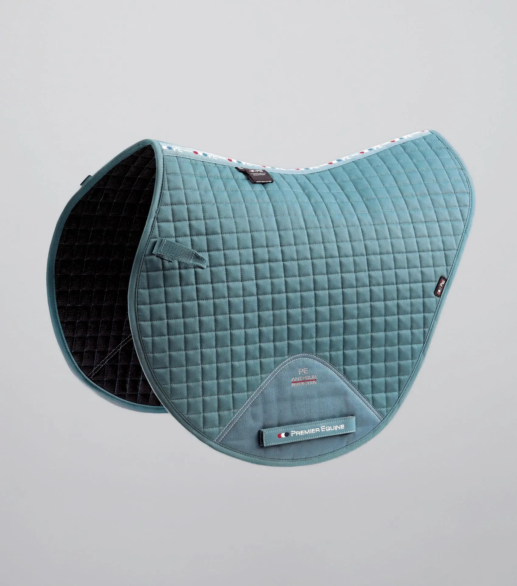 Close Contact Cotton Cross Country Saddle Pad Turquoise