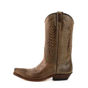 Cowboy Boots for Women and Men Handcrafted Brown Leather 20 Texanas