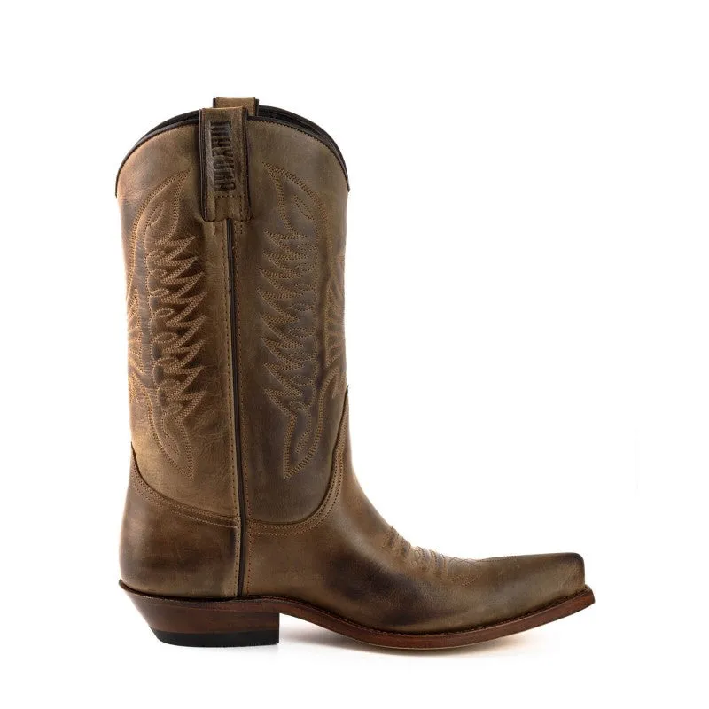 Cowboy Boots for Women and Men Handcrafted Brown Leather 20 Texanas