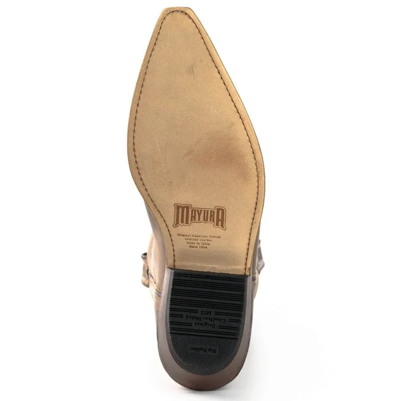 Cowboy Boots for Women and Men Handcrafted Brown Leather 20 Texanas