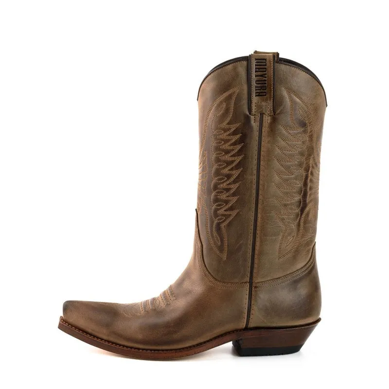 Cowboy Boots for Women and Men Handcrafted Brown Leather 20 Texanas