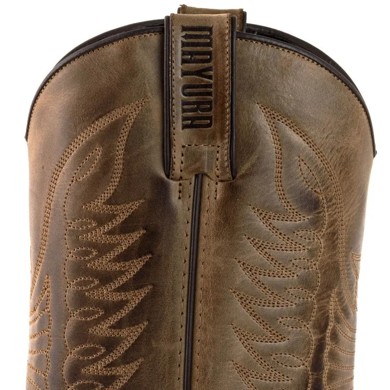 Cowboy Boots for Women and Men Handcrafted Brown Leather 20 Texanas