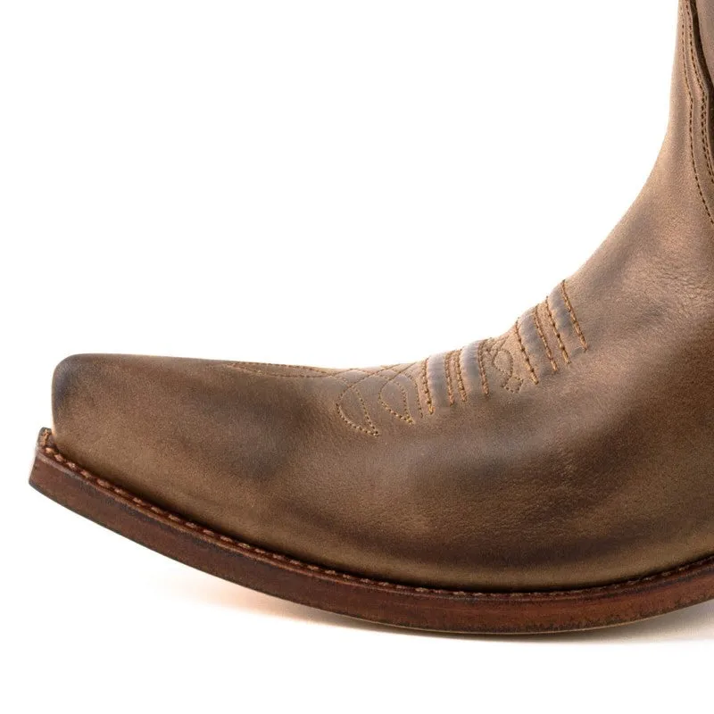 Cowboy Boots for Women and Men Handcrafted Brown Leather 20 Texanas