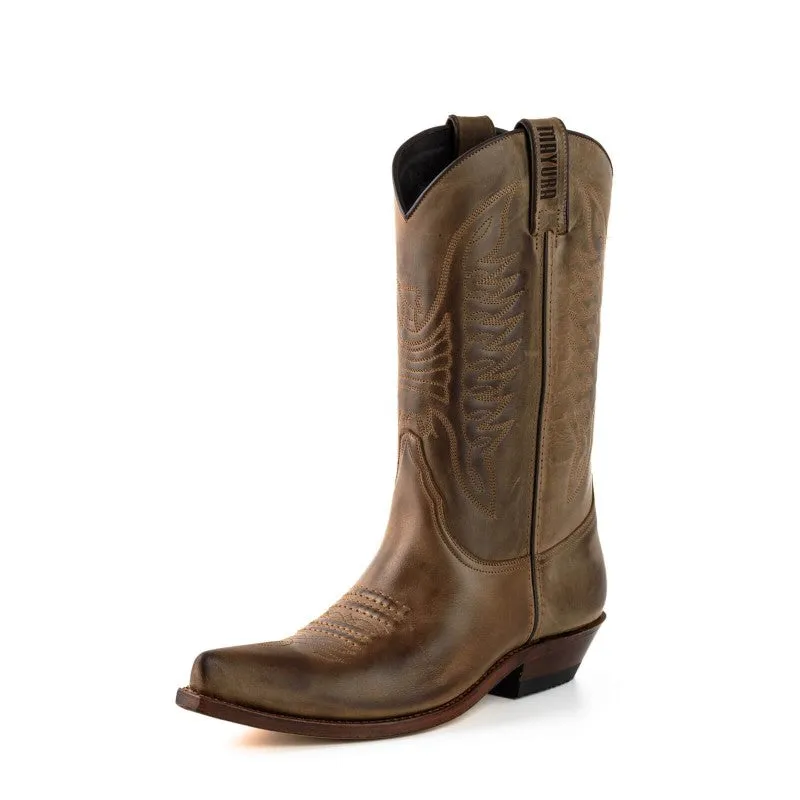 Cowboy Boots for Women and Men Handcrafted Brown Leather 20 Texanas