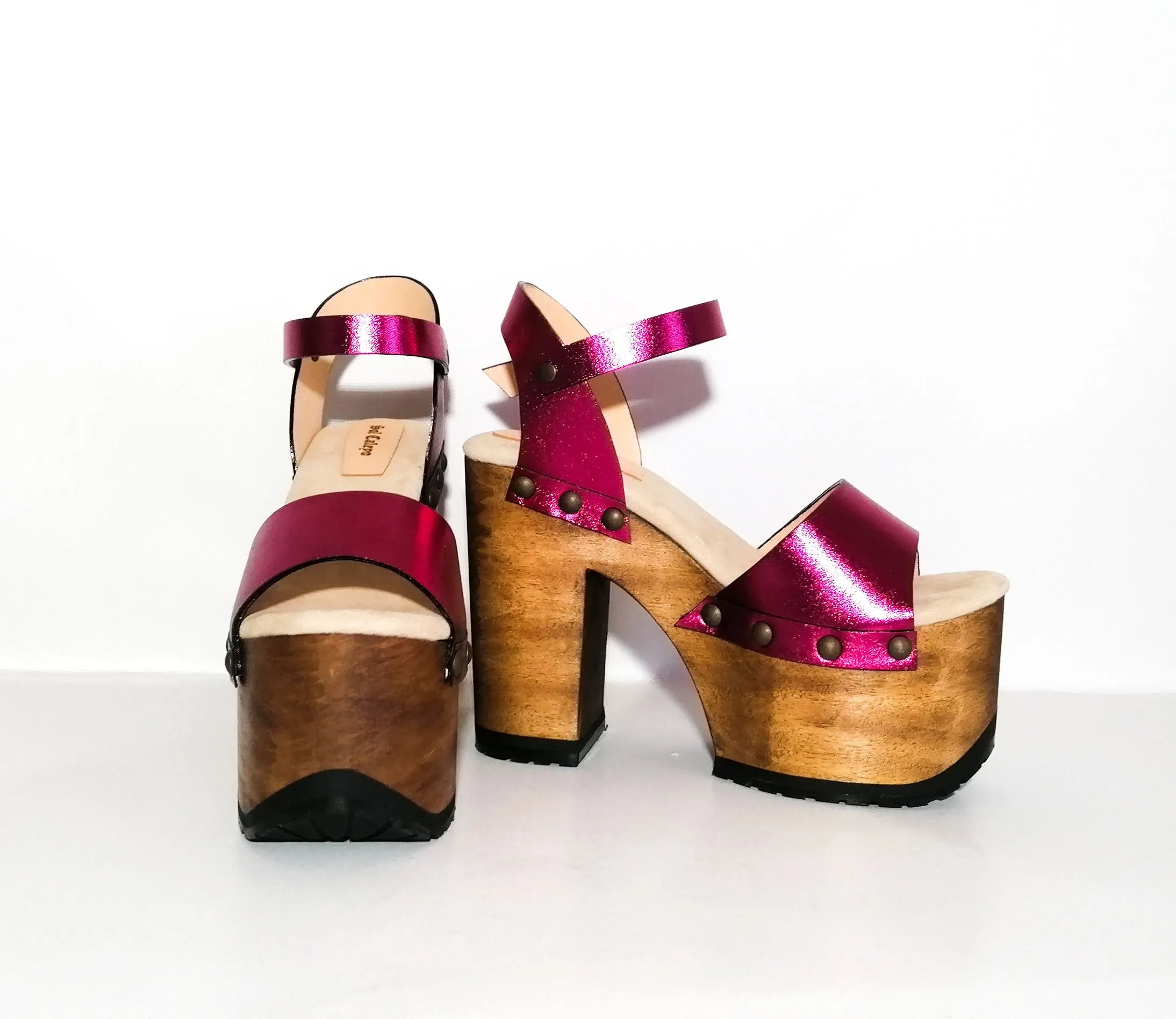 Disco Fucsia Sandals