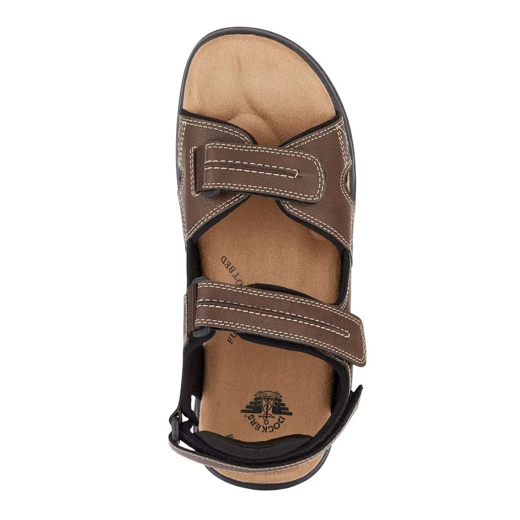 Dockers Men?s Newpage Sporty Outdoor Sandal Shoe,Briar, 7 M US