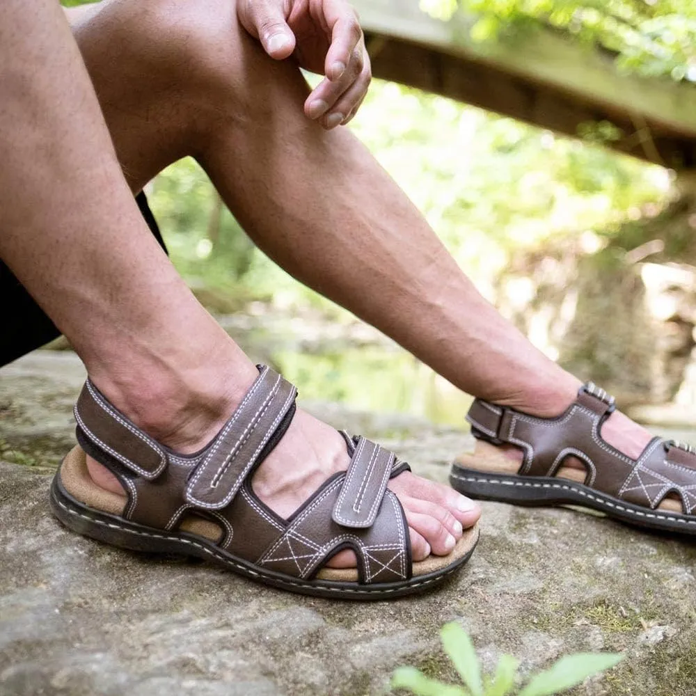 Dockers Men?s Newpage Sporty Outdoor Sandal Shoe,Briar, 7 M US