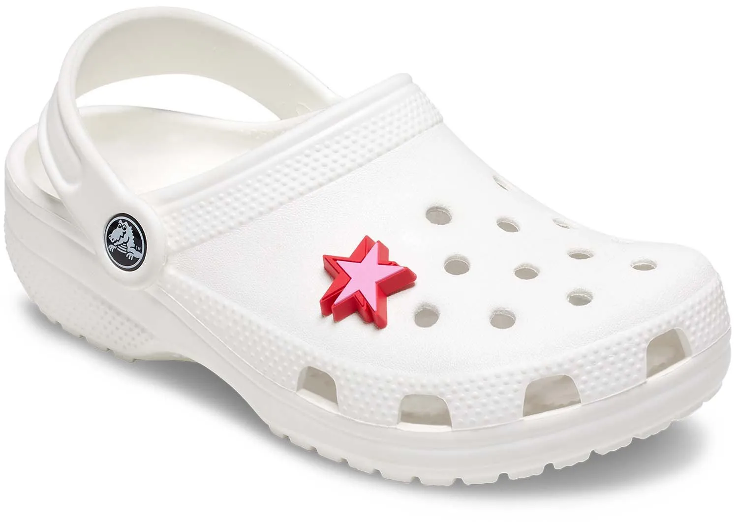 Double Pink Star Jibbitz