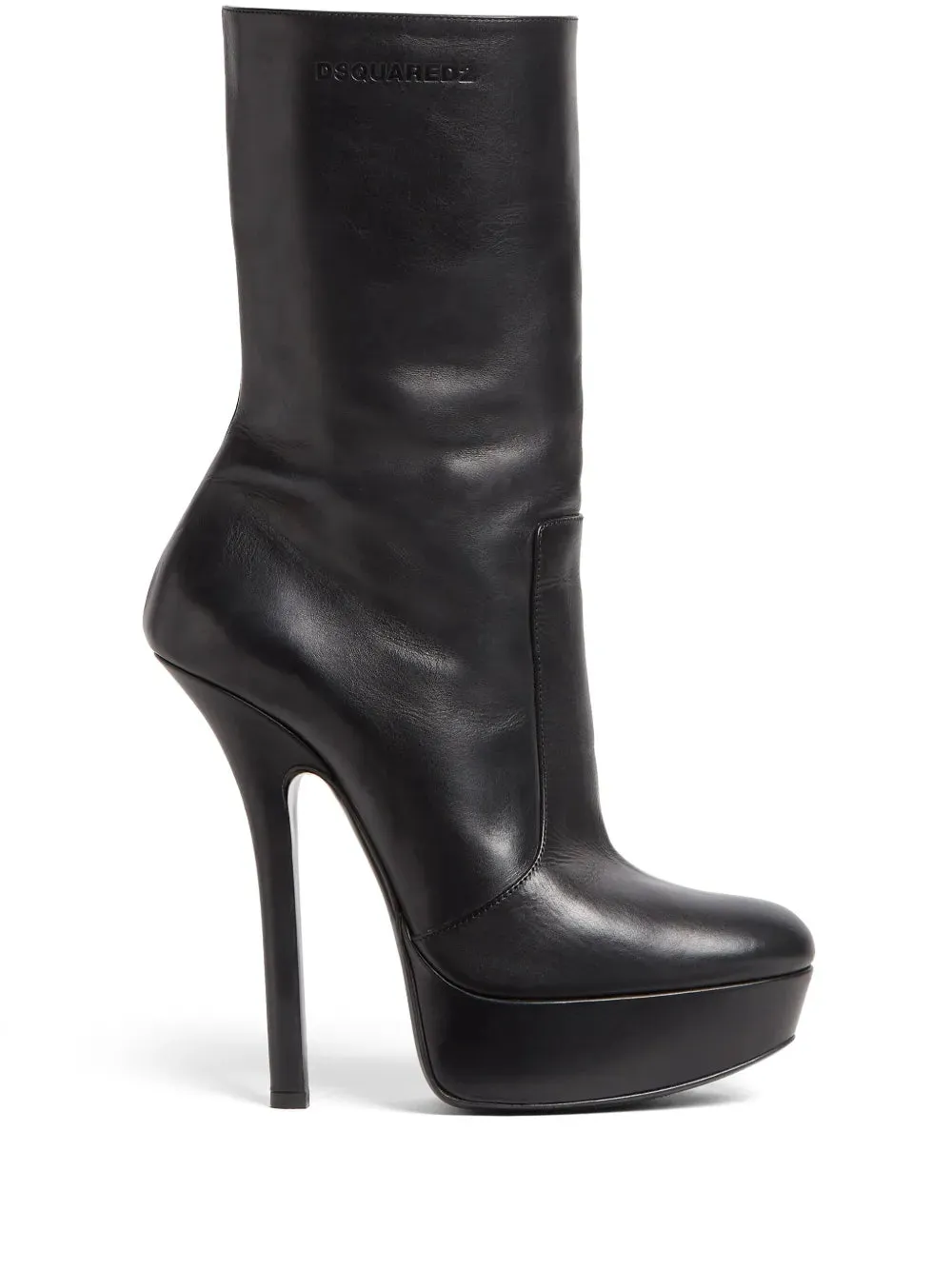 DSQUARED2 120mm logo-debossed leather boots